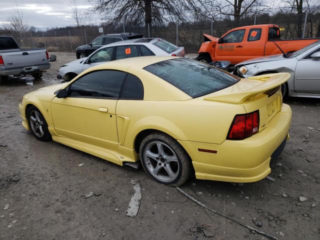 1FAFP40481F186441 - 2001 FORD MUSTANG YELLOW photo 2