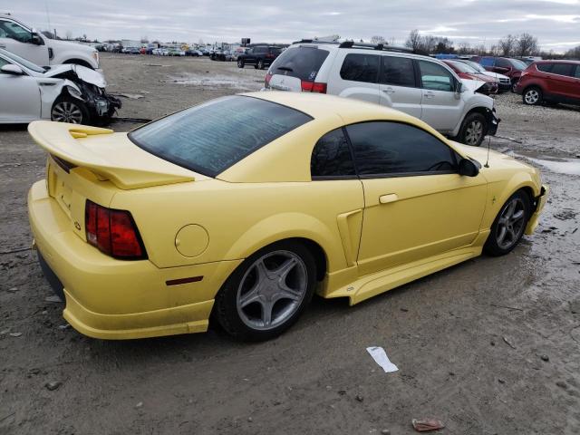 1FAFP40481F186441 - 2001 FORD MUSTANG YELLOW photo 3