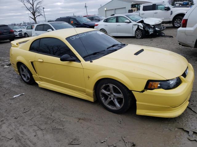 1FAFP40481F186441 - 2001 FORD MUSTANG YELLOW photo 4