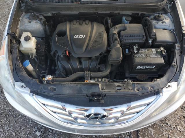 5NPEC4AC2DH614974 - 2013 HYUNDAI SONATA SE SILVER photo 11