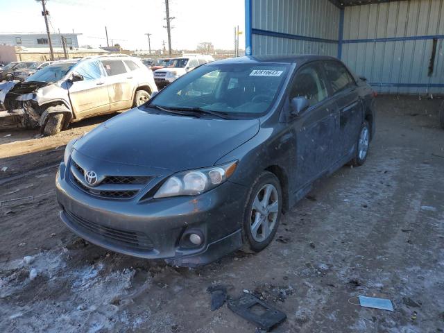 2T1BU4EE8CC829174 - 2012 TOYOTA COROLLA BASE GRAY photo 1