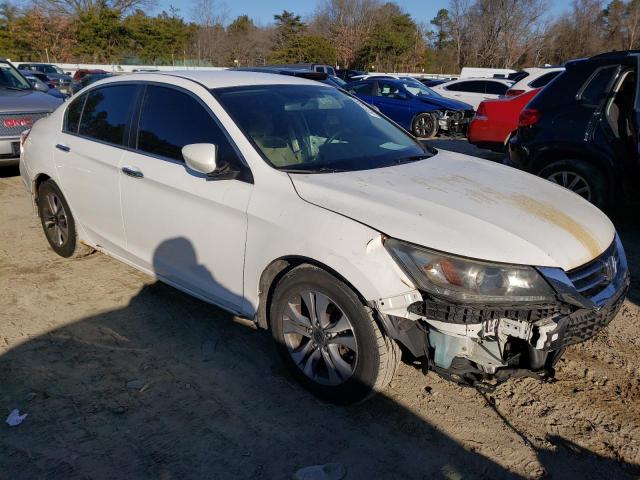 1HGCR2F32EA196185 - 2014 HONDA ACCORD LX WHITE photo 4