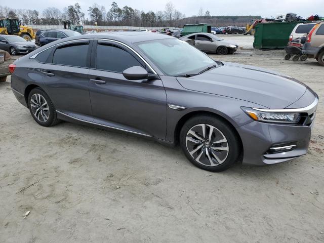 1HGCV3F45LA001655 - 2020 HONDA ACCORD HYBRID EX GRAY photo 4