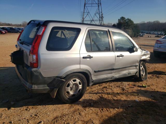 JHLRD68526C005841 - 2006 HONDA CR-V LX SILVER photo 3