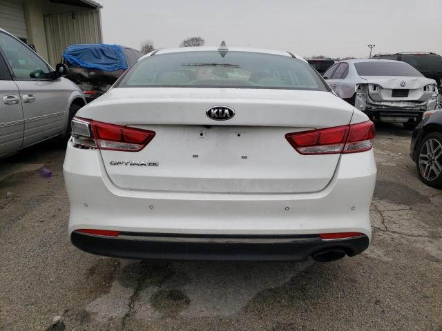 5XXGT4L35JG201976 - 2018 KIA OPTIMA LX WHITE photo 6