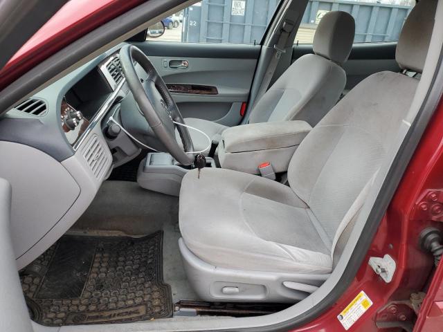 2G4WC582771161699 - 2007 BUICK LACROSSE CX BURGUNDY photo 7