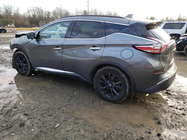 5N1AZ2MG4JN119957 - 2018 NISSAN MURANO S CHARCOAL photo 2