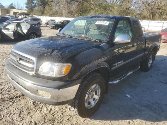 5TBRN34162S260201 - 2002 TOYOTA TUNDRA ACCESS CAB SR5 BLACK photo 1