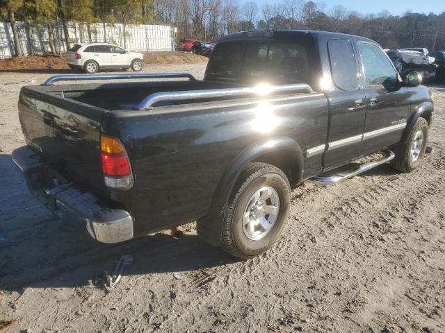 5TBRN34162S260201 - 2002 TOYOTA TUNDRA ACCESS CAB SR5 BLACK photo 3