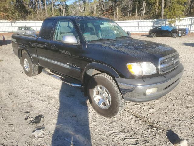 5TBRN34162S260201 - 2002 TOYOTA TUNDRA ACCESS CAB SR5 BLACK photo 4