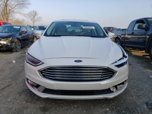 3FA6P0LU1HR272191 - 2017 FORD FUSION SE HYBRID WHITE photo 5