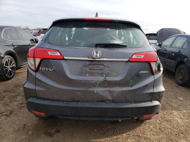 3CZRU6H32LM716570 - 2020 HONDA HR-V LX GRAY photo 6