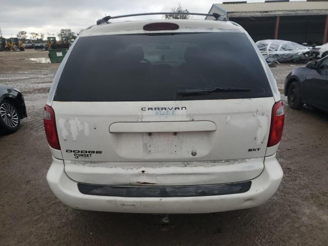 1D4GP45R26B544198 - 2006 DODGE CARAVAN SXT WHITE photo 6