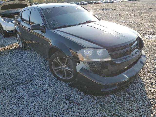 1C3CDZAG9EN110917 - 2014 DODGE AVENGER SE BLACK photo 1