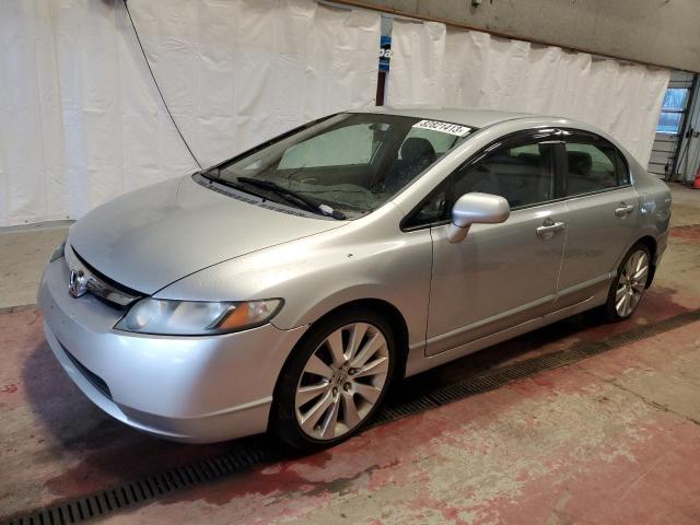 1HGFA16548L066739 - 2008 HONDA CIVIC LX SILVER photo 1