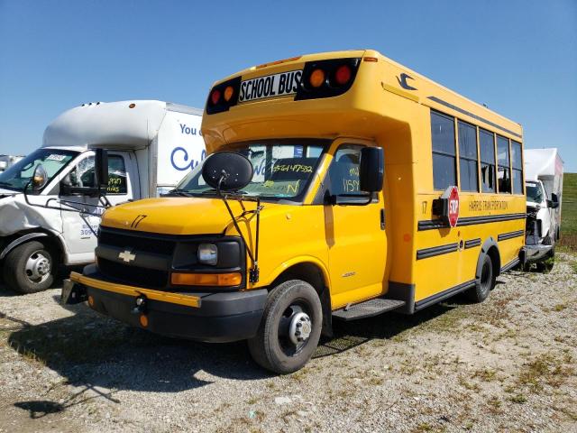 1GB6G5BG6B1170264 - 2011 CHEVROLET EXPRESS G4 YELLOW photo 2