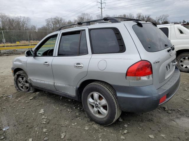 KM8SC13EX5U010818 - 2005 HYUNDAI SANTA FE GLS SILVER photo 2