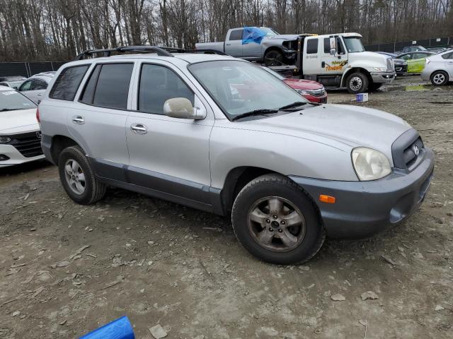 KM8SC13EX5U010818 - 2005 HYUNDAI SANTA FE GLS SILVER photo 4