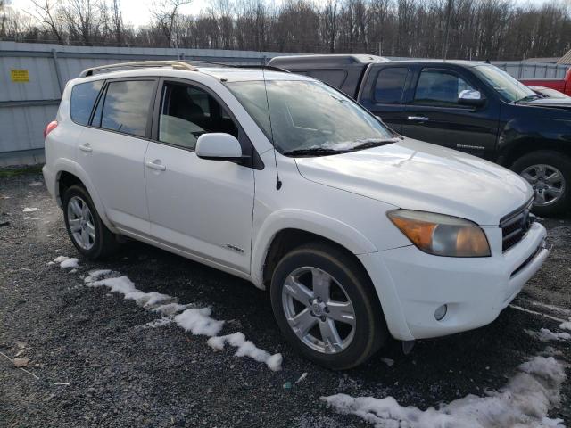 JTMBD32V276036416 - 2007 TOYOTA RAV4 SPORT WHITE photo 4