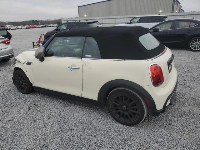 WMW23DL01N3N50071 - 2022 MINI COOPER CREAM photo 2