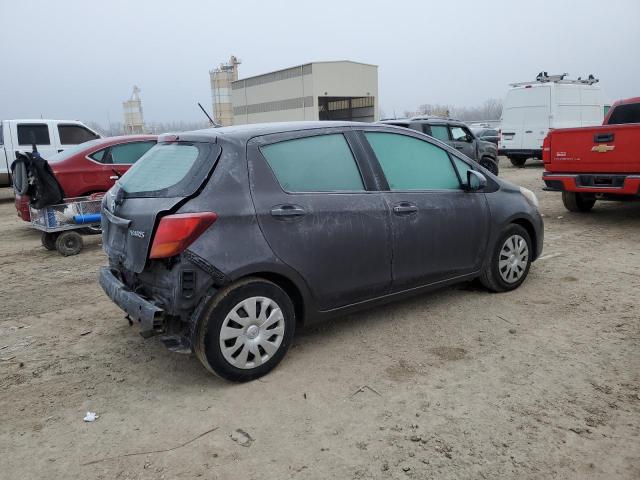 VNKKTUD38FA028196 - 2015 TOYOTA YARIS GRAY photo 3