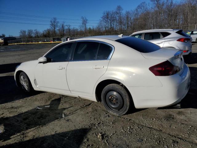 JN1CV6AR1DM770529 - 2013 INFINITI G37 WHITE photo 2