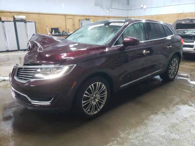 2LMPJ8LR9HBL24367 - 2017 LINCOLN MKX RESERVE MAROON photo 1