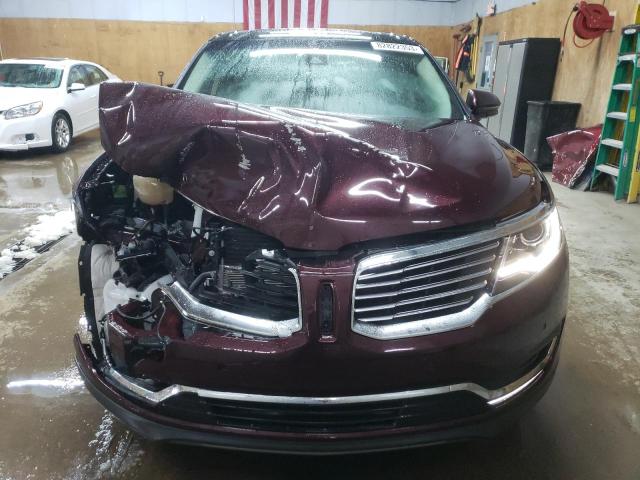 2LMPJ8LR9HBL24367 - 2017 LINCOLN MKX RESERVE MAROON photo 5