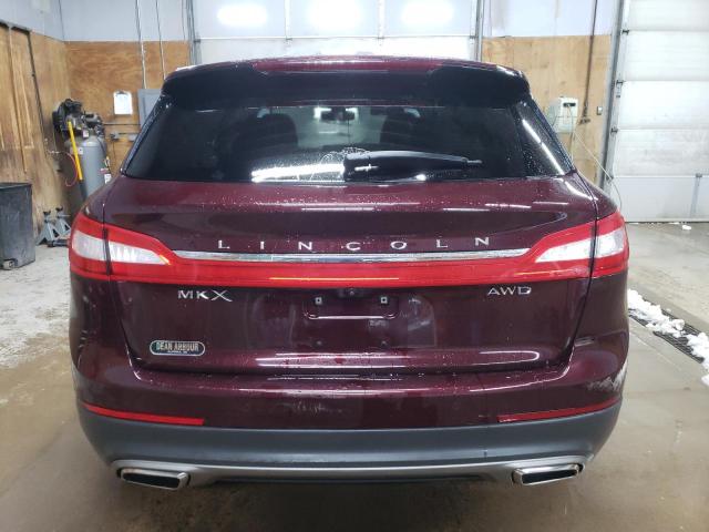 2LMPJ8LR9HBL24367 - 2017 LINCOLN MKX RESERVE MAROON photo 6