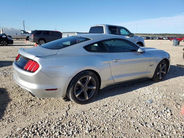 1FA6P8AM8G5308123 - 2016 FORD MUSTANG SILVER photo 3