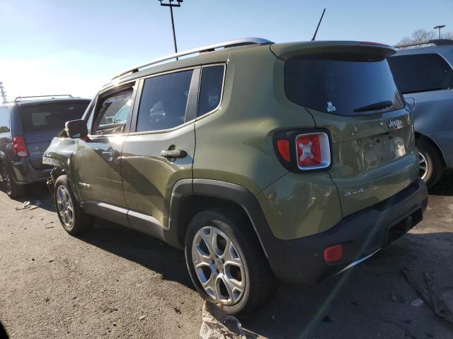 ZACCJBDT7FPC19857 - 2015 JEEP RENEGADE LIMITED GREEN photo 2