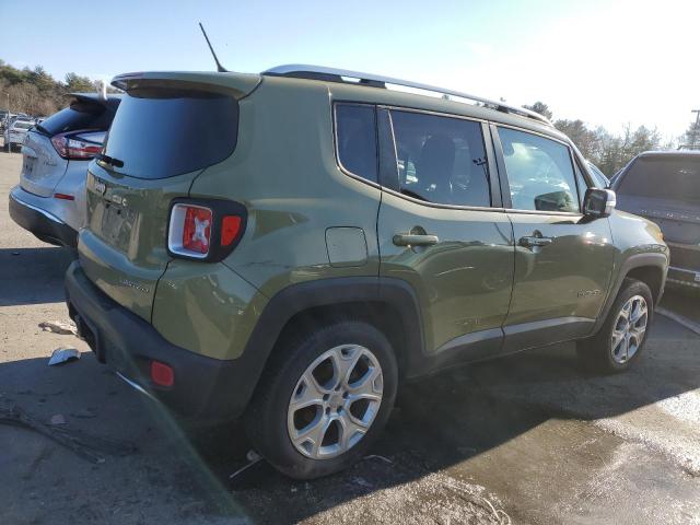 ZACCJBDT7FPC19857 - 2015 JEEP RENEGADE LIMITED GREEN photo 3