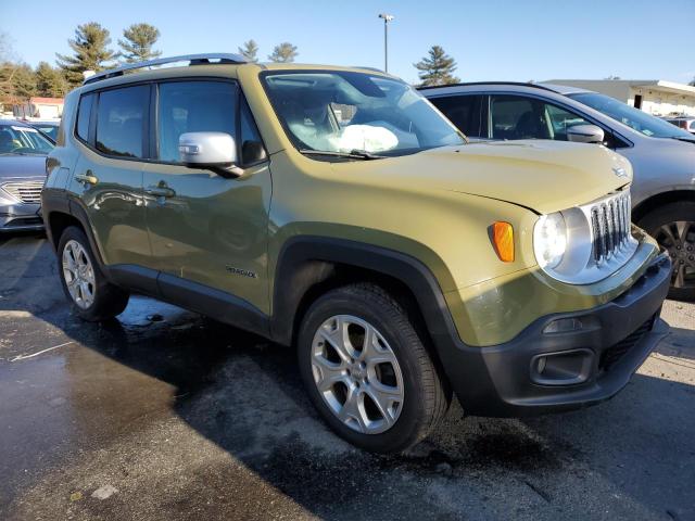 ZACCJBDT7FPC19857 - 2015 JEEP RENEGADE LIMITED GREEN photo 4