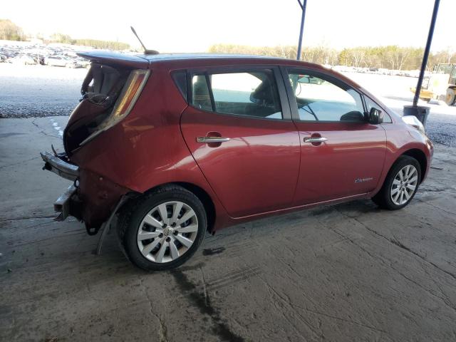 1N4AZ0CP3DC420221 - 2013 NISSAN LEAF S BURGUNDY photo 3