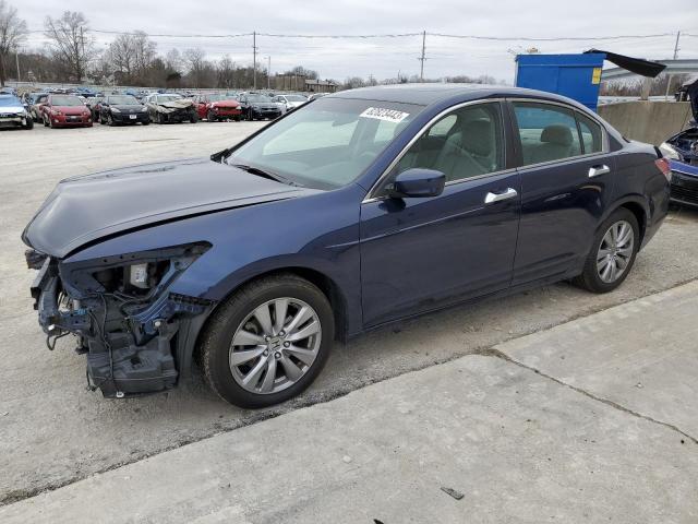 1HGCP3F82CA032911 - 2012 HONDA ACCORD EXL BLUE photo 1