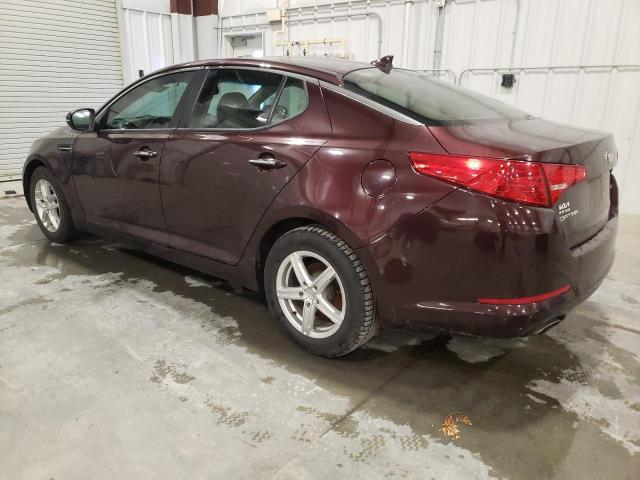 5XXGM4A75DG104607 - 2013 KIA OPTIMA LX BURGUNDY photo 2