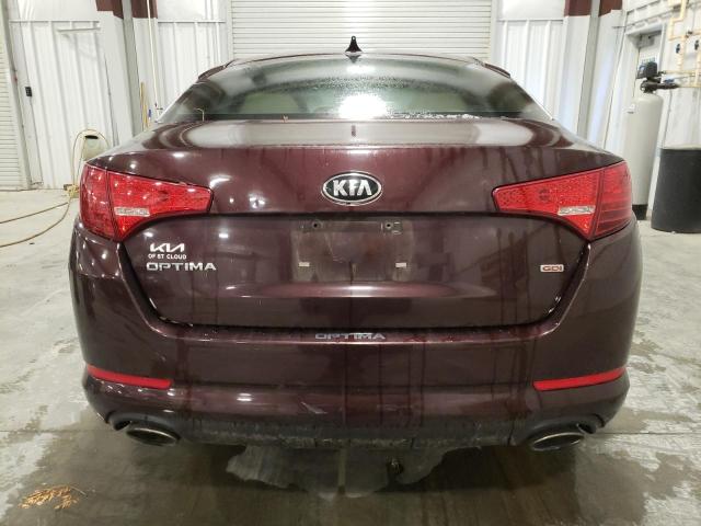 5XXGM4A75DG104607 - 2013 KIA OPTIMA LX BURGUNDY photo 6