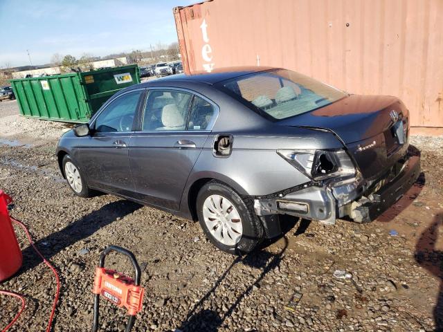 1HGCP26338A149323 - 2008 HONDA ACCORD LX GRAY photo 2