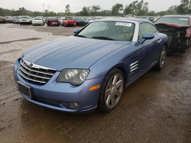 1C3AN69L05X034500 - 2005 CHRYSLER CROSSFIRE LIMITED BLUE photo 2