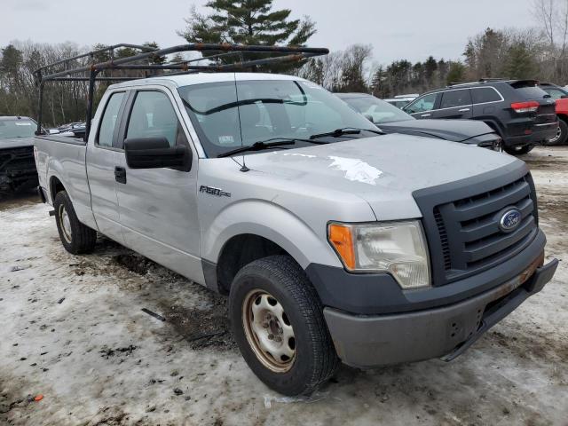 1FTEX1CM5CFA51632 - 2012 FORD F150 SUPER CAB SILVER photo 4