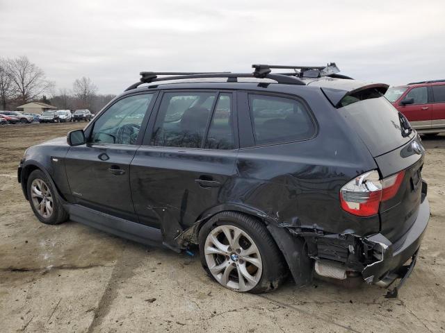 WBXPC93499WJ26993 - 2009 BMW X3 XDRIVE30I BLACK photo 2