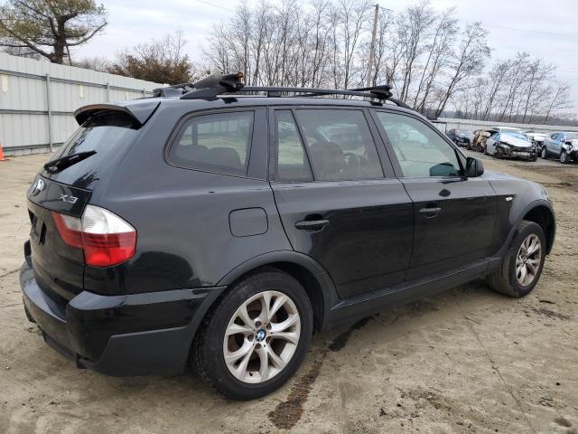 WBXPC93499WJ26993 - 2009 BMW X3 XDRIVE30I BLACK photo 3