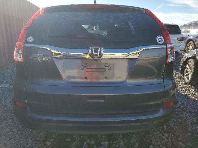 2HKRM3H36FH501630 - 2015 HONDA CR-V LX GRAY photo 6