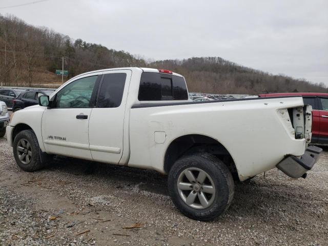 1N6AA0CC0CN309351 - 2012 NISSAN TITAN S WHITE photo 2