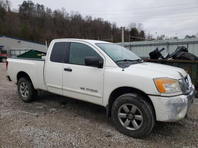 1N6AA0CC0CN309351 - 2012 NISSAN TITAN S WHITE photo 4