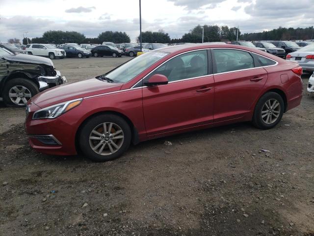 5NPE24AF8FH209458 - 2015 HYUNDAI SONATA SE RED photo 1