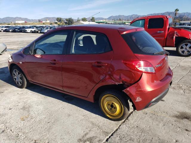 JM1DE1KZ4E0173466 - 2014 MAZDA MAZDA2 SPORT RED photo 2