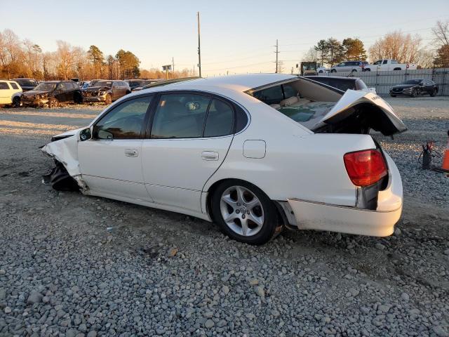 JT8BD69S950205570 - 2005 LEXUS GS 300 WHITE photo 2