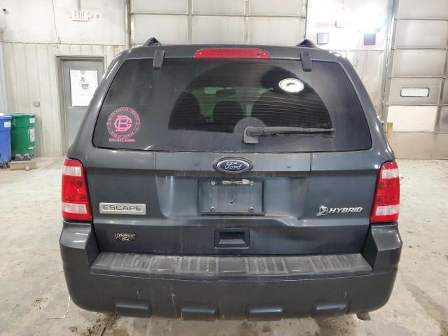 1FMCU5K34AKC97331 - 2010 FORD ESCAPE HYBRID GRAY photo 6