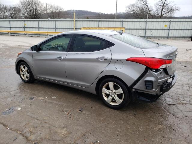 KMHDH4AEXDU932468 - 2013 HYUNDAI ELANTRA GLS GRAY photo 2